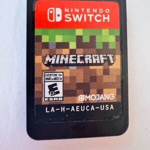 Nintendo Switch Minecraft Game Card - Green and Brown